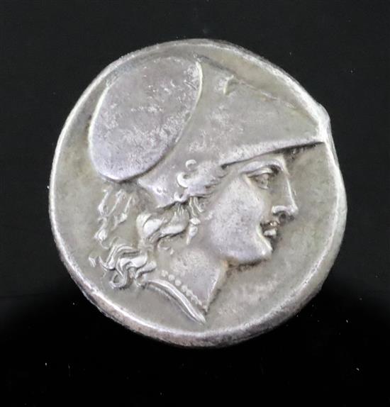 Ancient Coins, Greek Sicily, Syracuse AR Stater, 6.6g, 20mm, NEF with attractive toning
